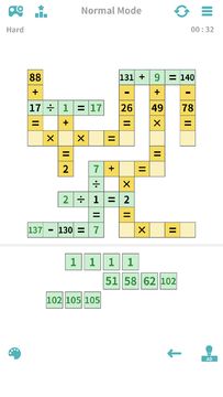 Cross Math Quest Game Screenshot
