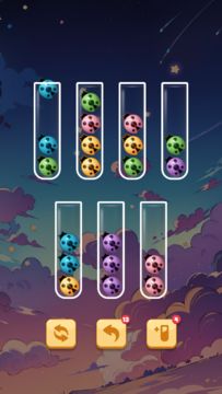 Sorting Ball Quiz Game Screenshot