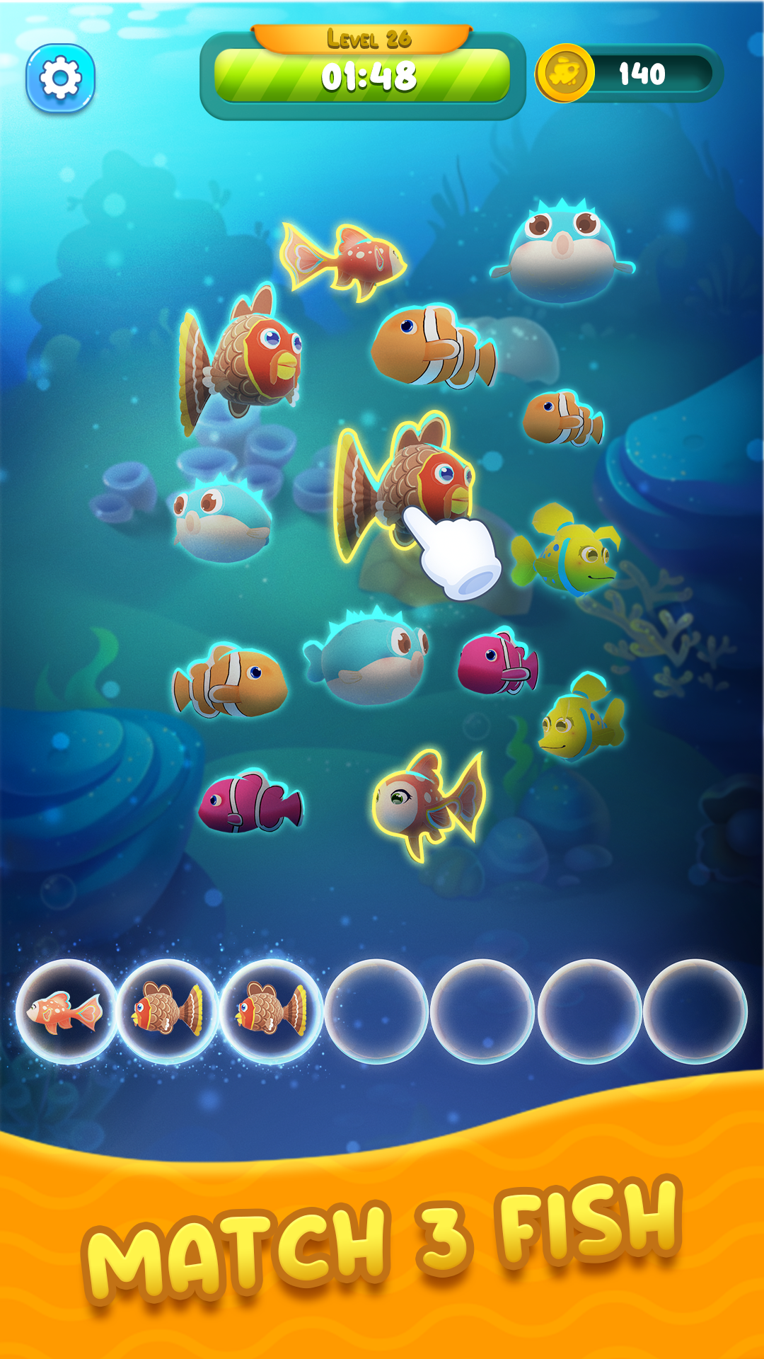 Go Find Fish ภาพหน้าจอเกม