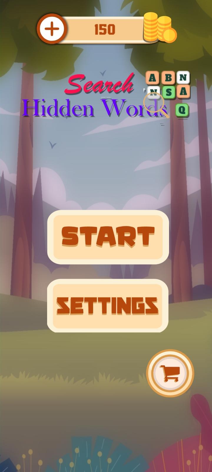 Search Hidden Words Game Screenshot