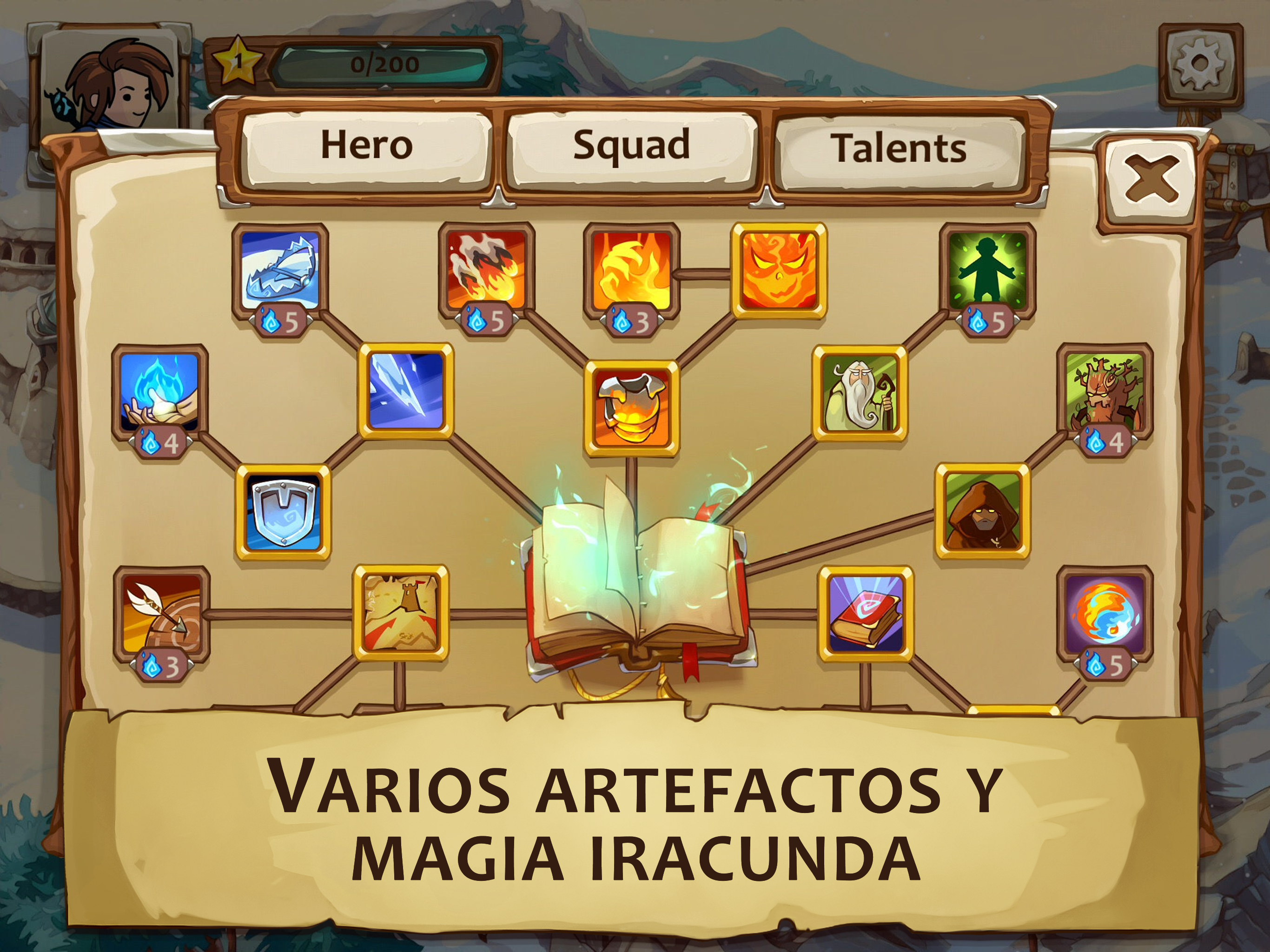 Captura de Pantalla del Juego Braveland Wizard