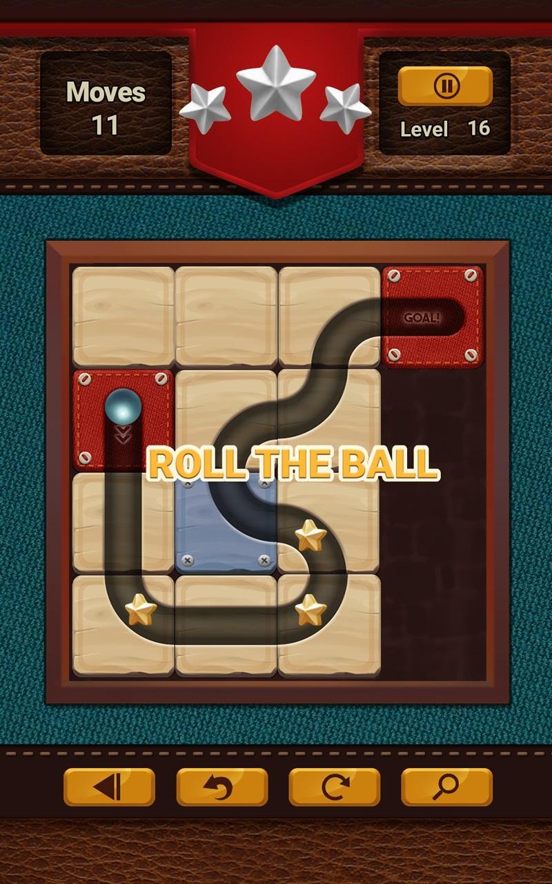 Ball Puzzle: Classic Slide Puzzle Wood Free Games 게임 스크린샷