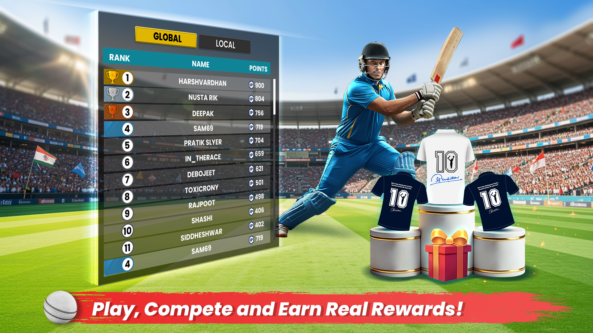 Sachin Saga Pro Cricket Game Screenshot