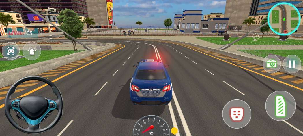 Cuplikan Layar Game US Police Chase Police Game 3d