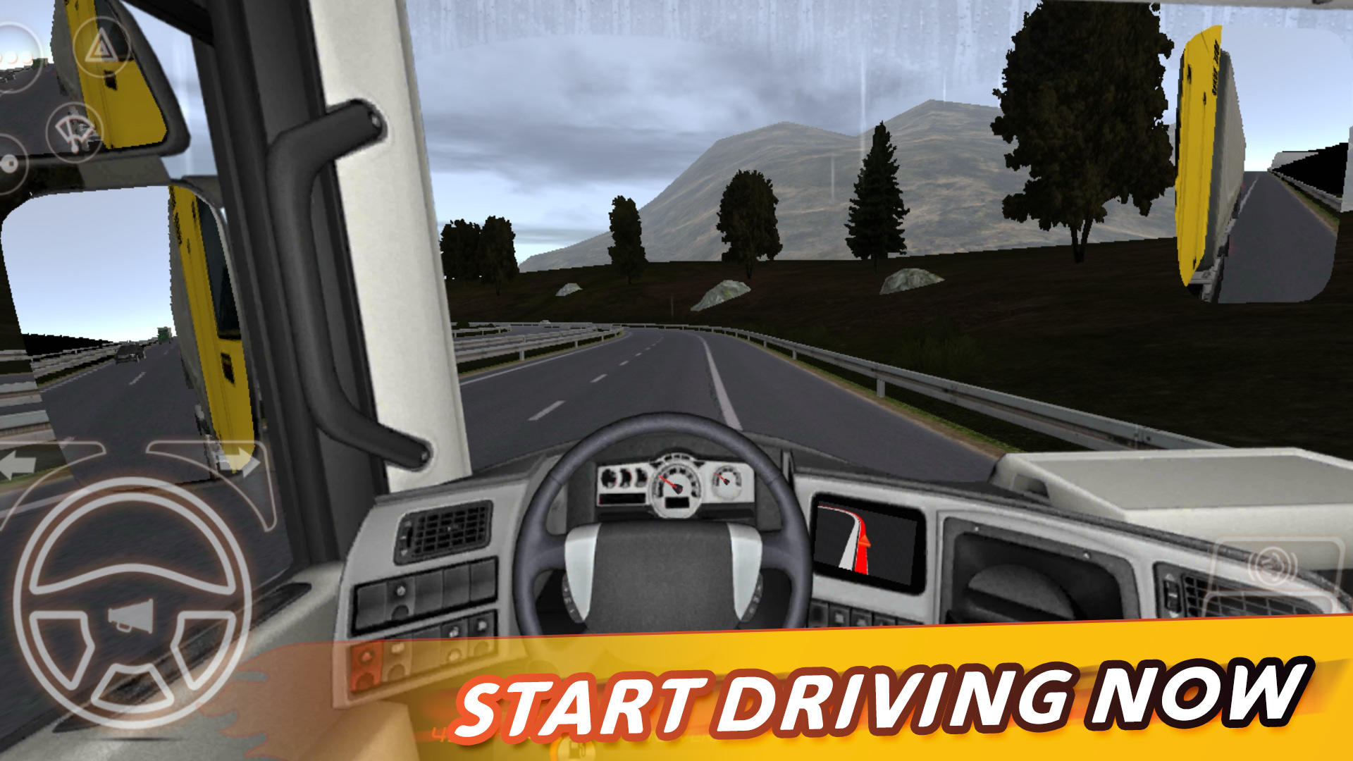 Truck Driving Simulator ゲームのスクリーンショット