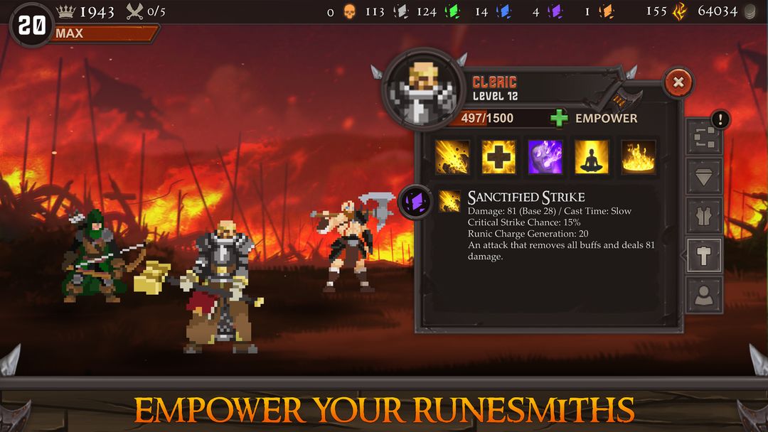 Screenshot of Rise of the Runesmiths Battles