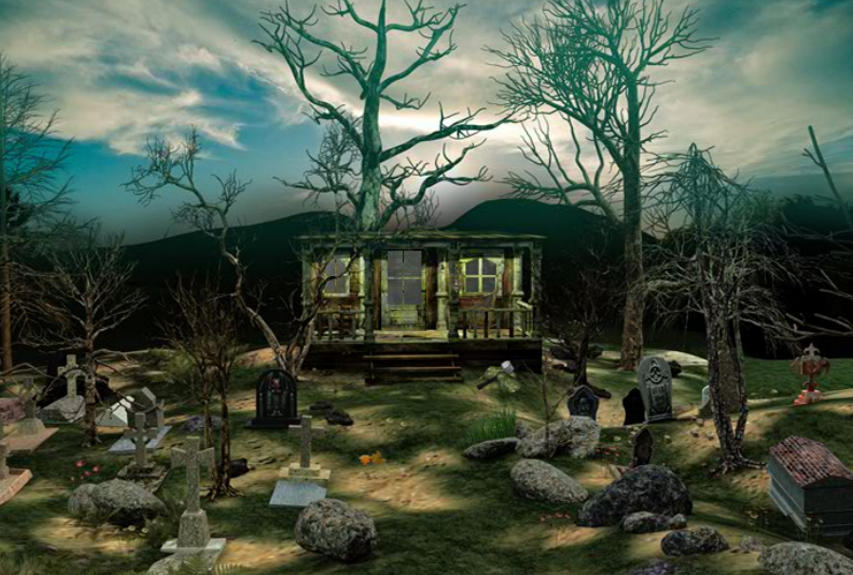 Mystery Zombie House Escape Game Screenshot