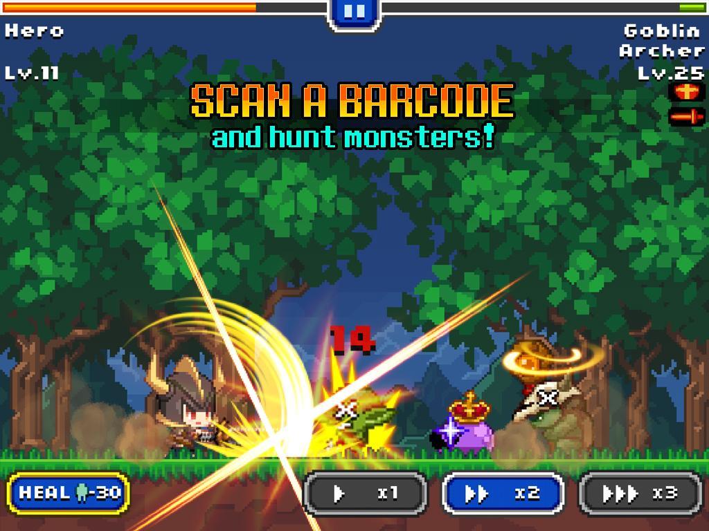 Barcode Knight ( Ad Version ) Game Screenshot