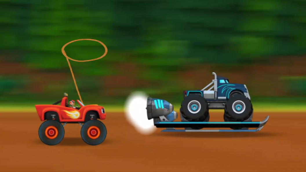 Blaze Mud Mountain Rescue Game Screenshot