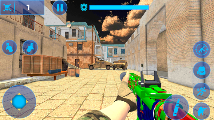 FPS Strike Commando Shooting ภาพหน้าจอเกม