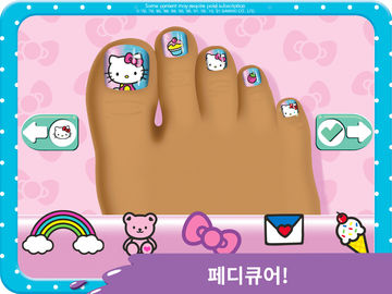 Hello Kitty 네일 살롱 게임 스크린샷