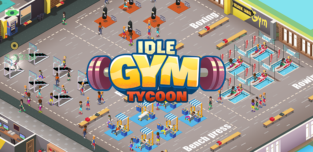 Banner of Idle Fitness Gym Tycoon - Game 