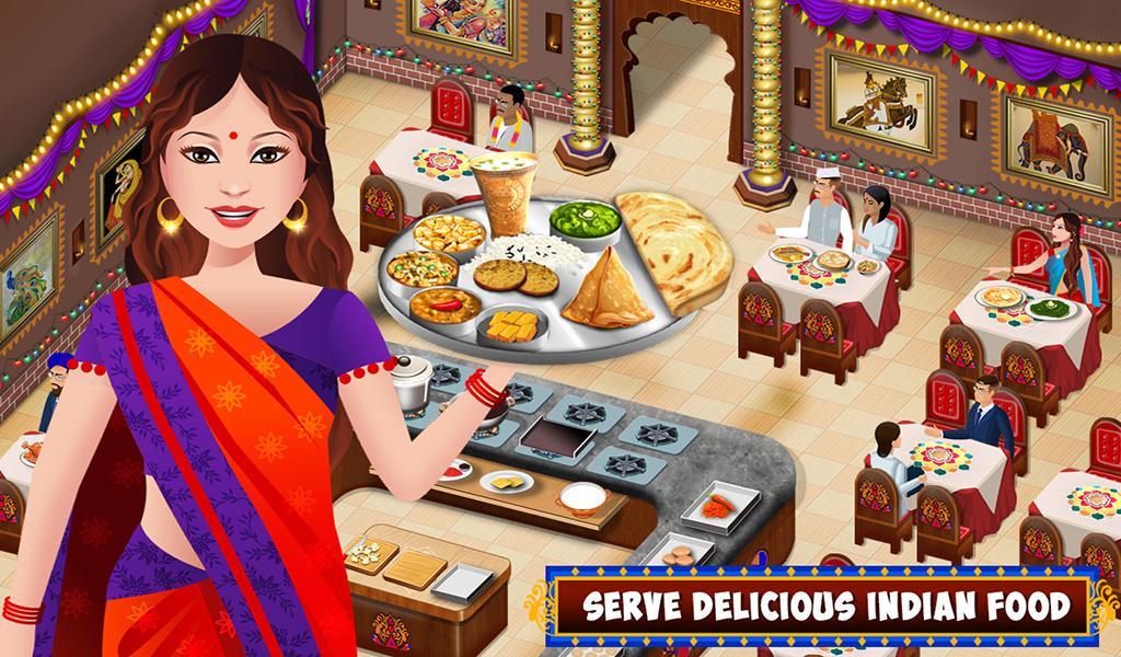 Indian Food Restaurant Kitchen Game Screenshot