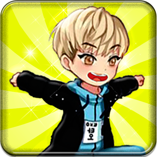 Party Run Exo Chibi Game Screenshot