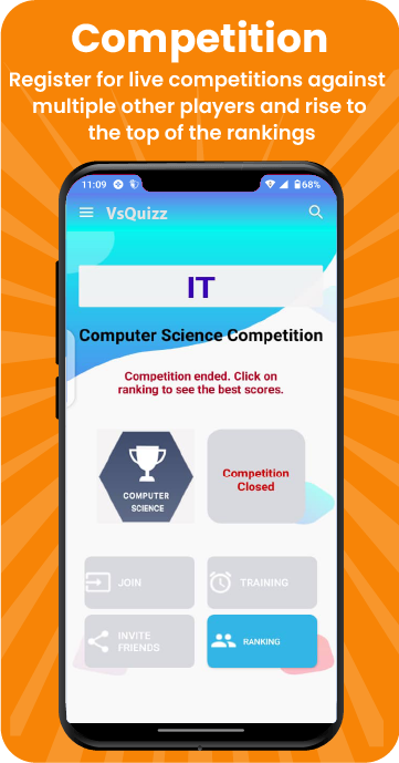 Vsquizz: Live quiz challengeのキャプチャ