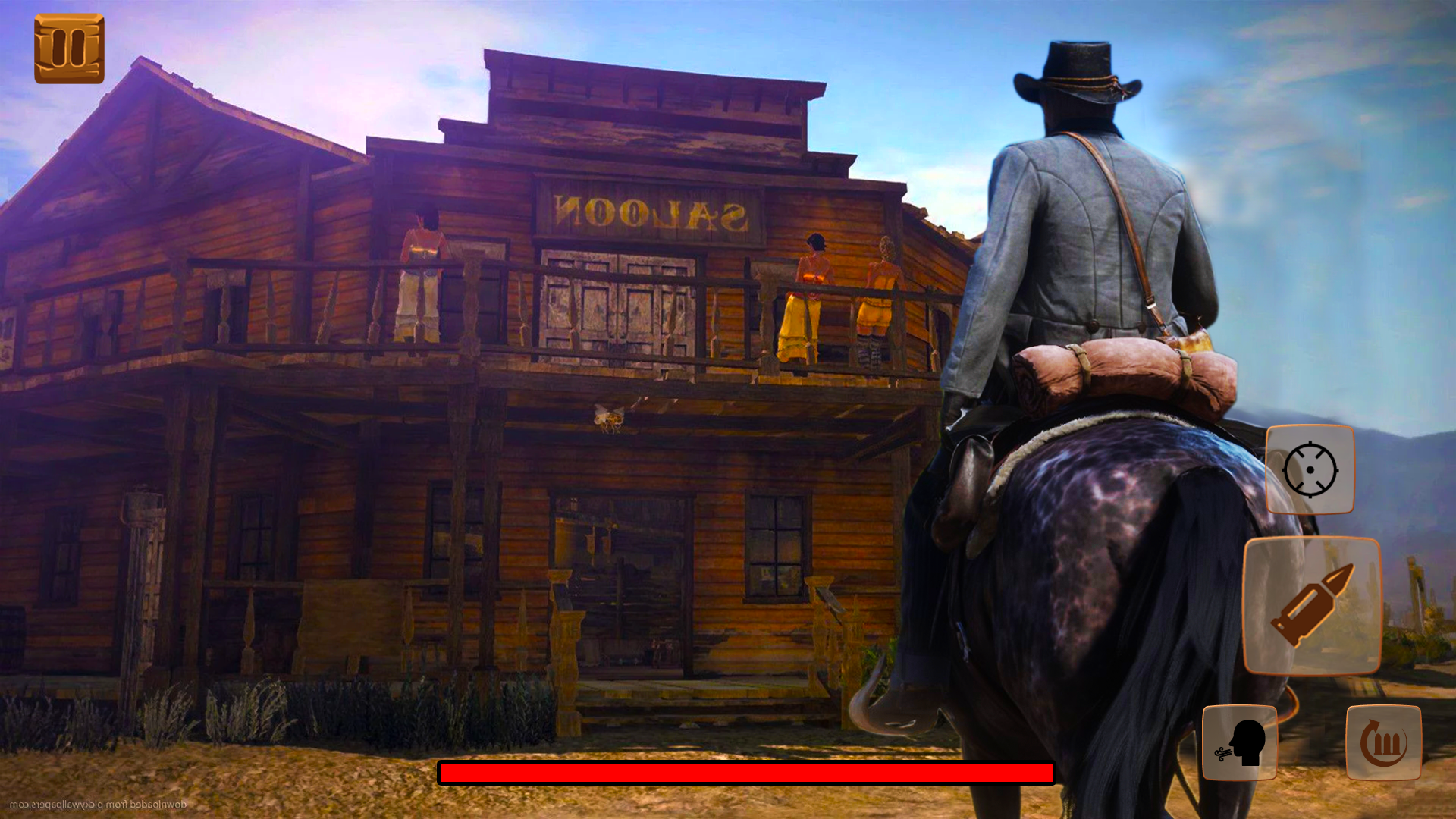 Screenshot 1 of ហ្គេម 3D របស់ West Gunfighter Cowboy 13.0