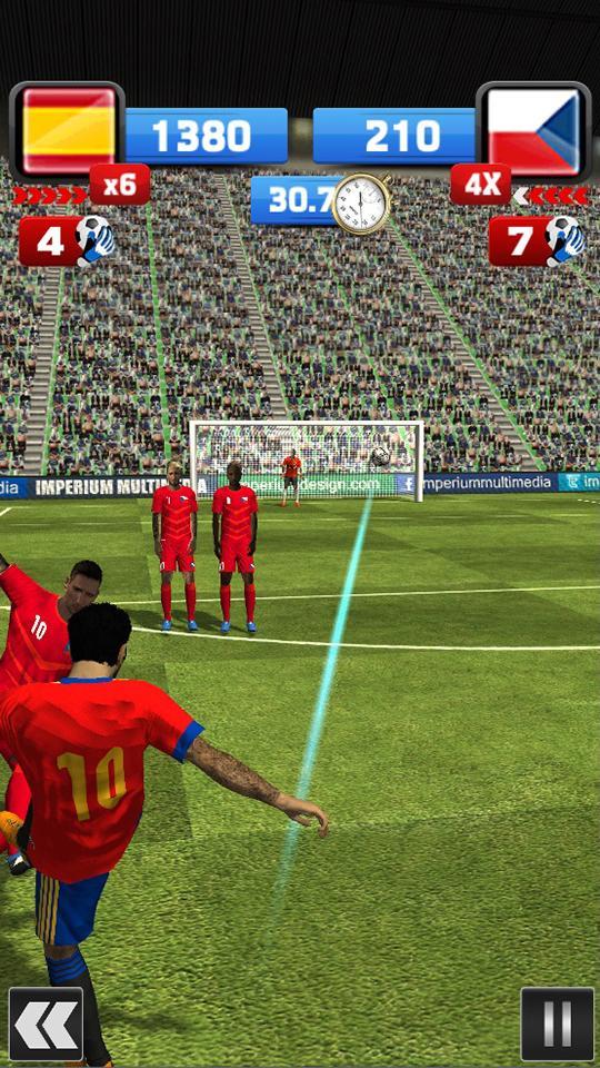 Euro 2016 Soccer Flick screenshot game
