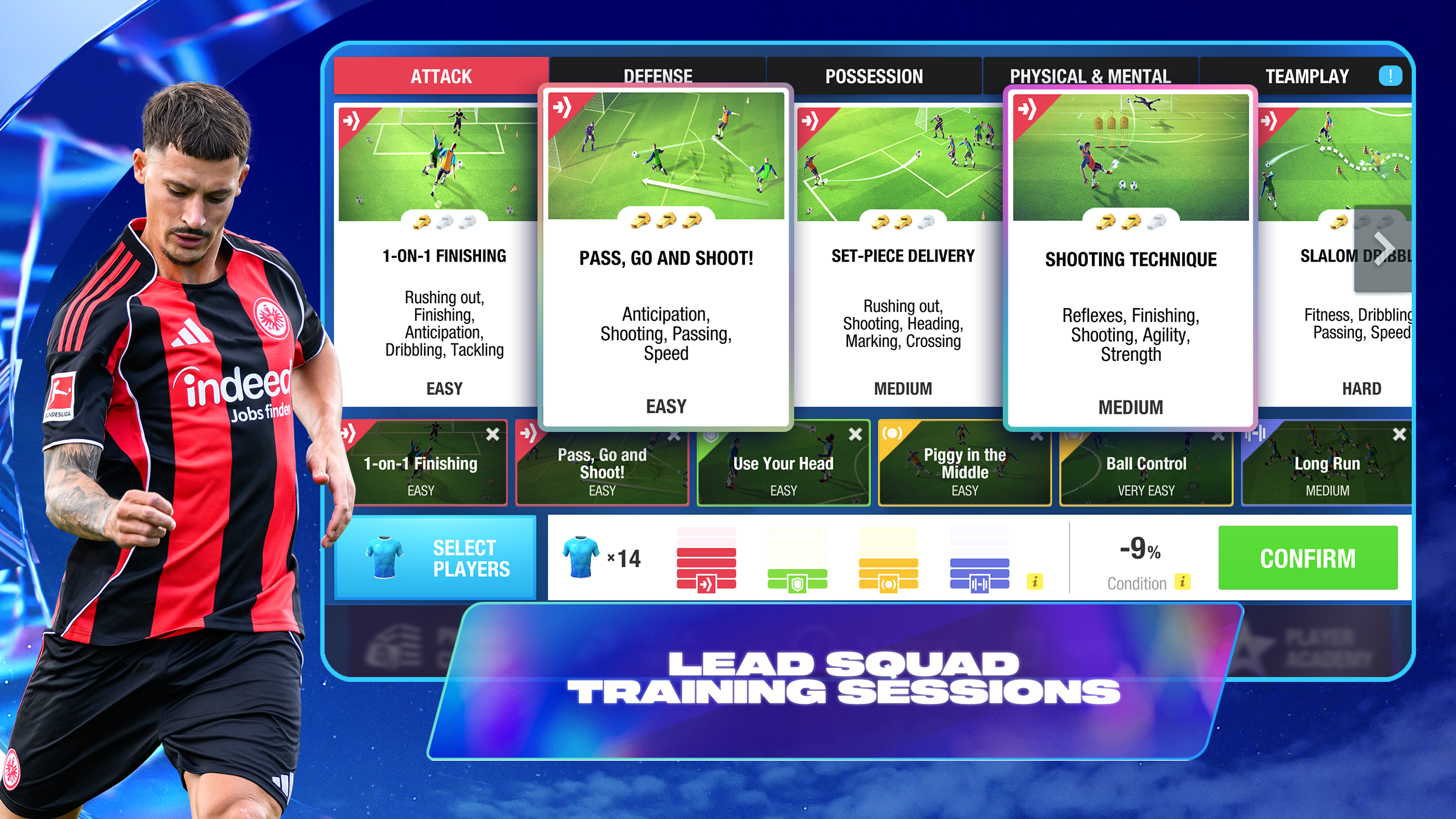 Top Eleven Be a Soccer Manager Game Screenshot