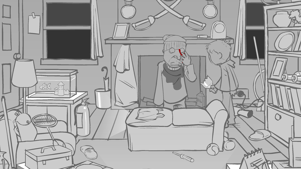 Whack The Thief Game Screenshot