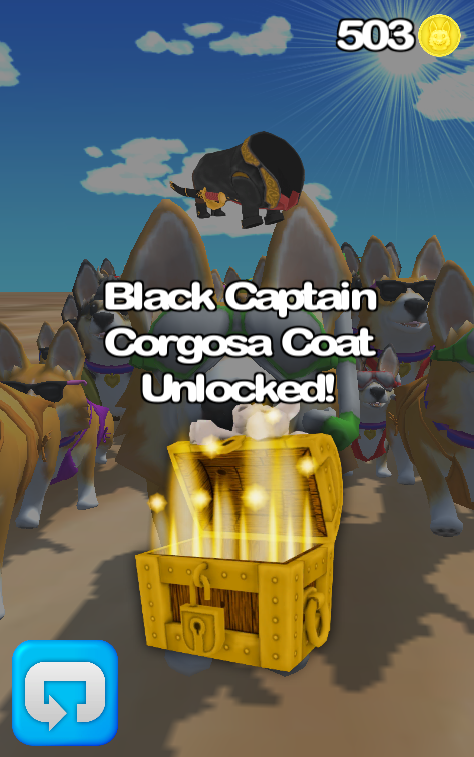 Скриншот игры Corgi Stampede