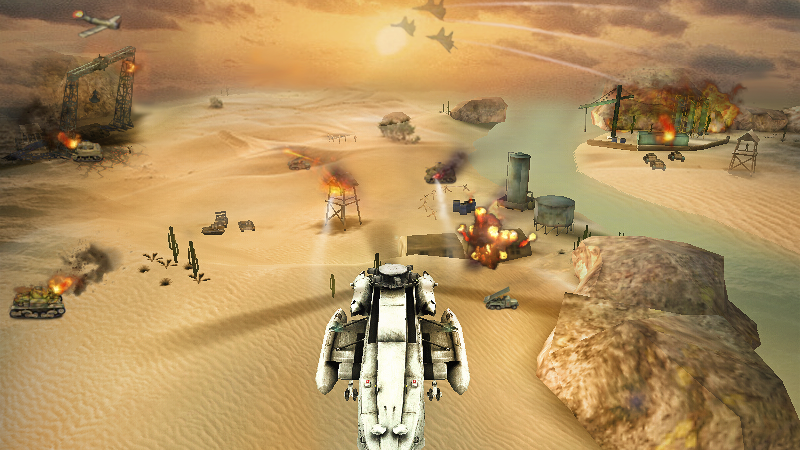 Screenshot of Gunship Strike 3D