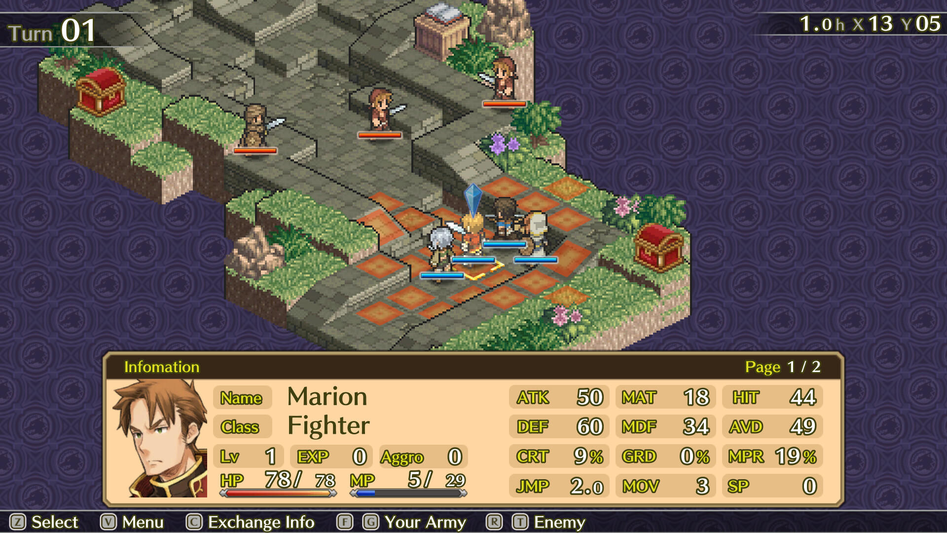 Mercenaries Saga 3 -Gray Wolves of War- Game Screenshot