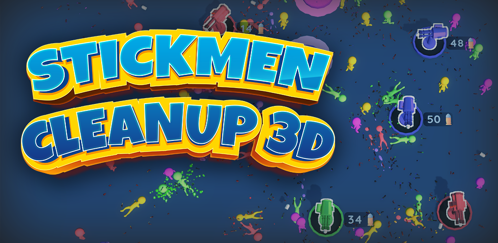 Banner of Pembersihan Stickmen 3D 0.1.0