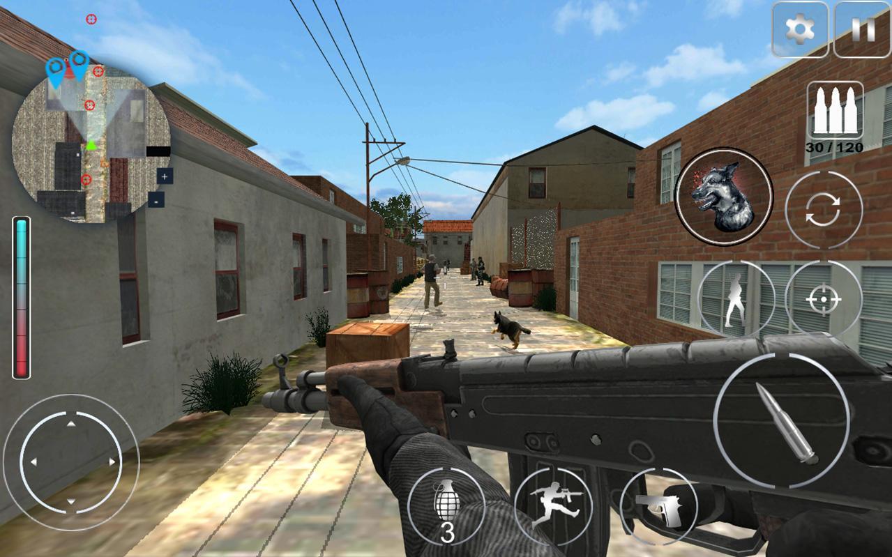 Lara Croft FPS Secret Agent  : Shooter Action Game Game Screenshot