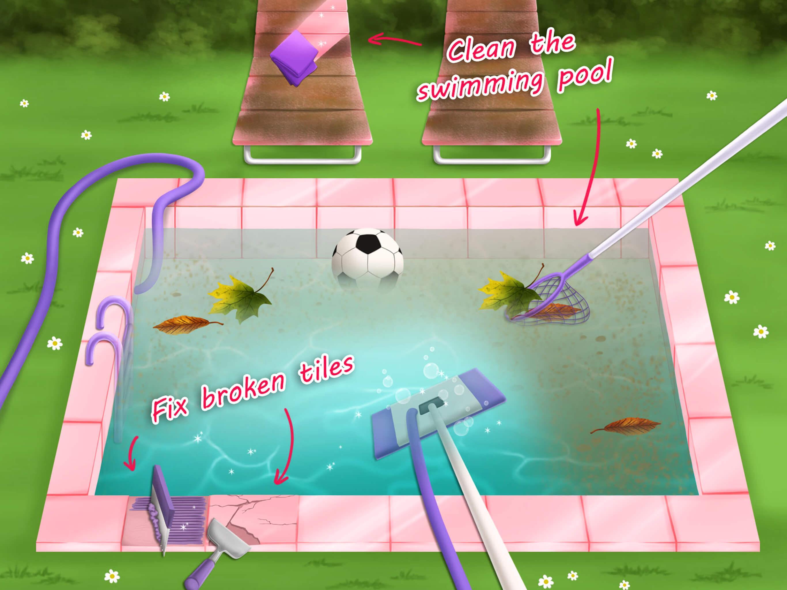Cuplikan Layar Game Sweet Baby Girl Cleanup 4