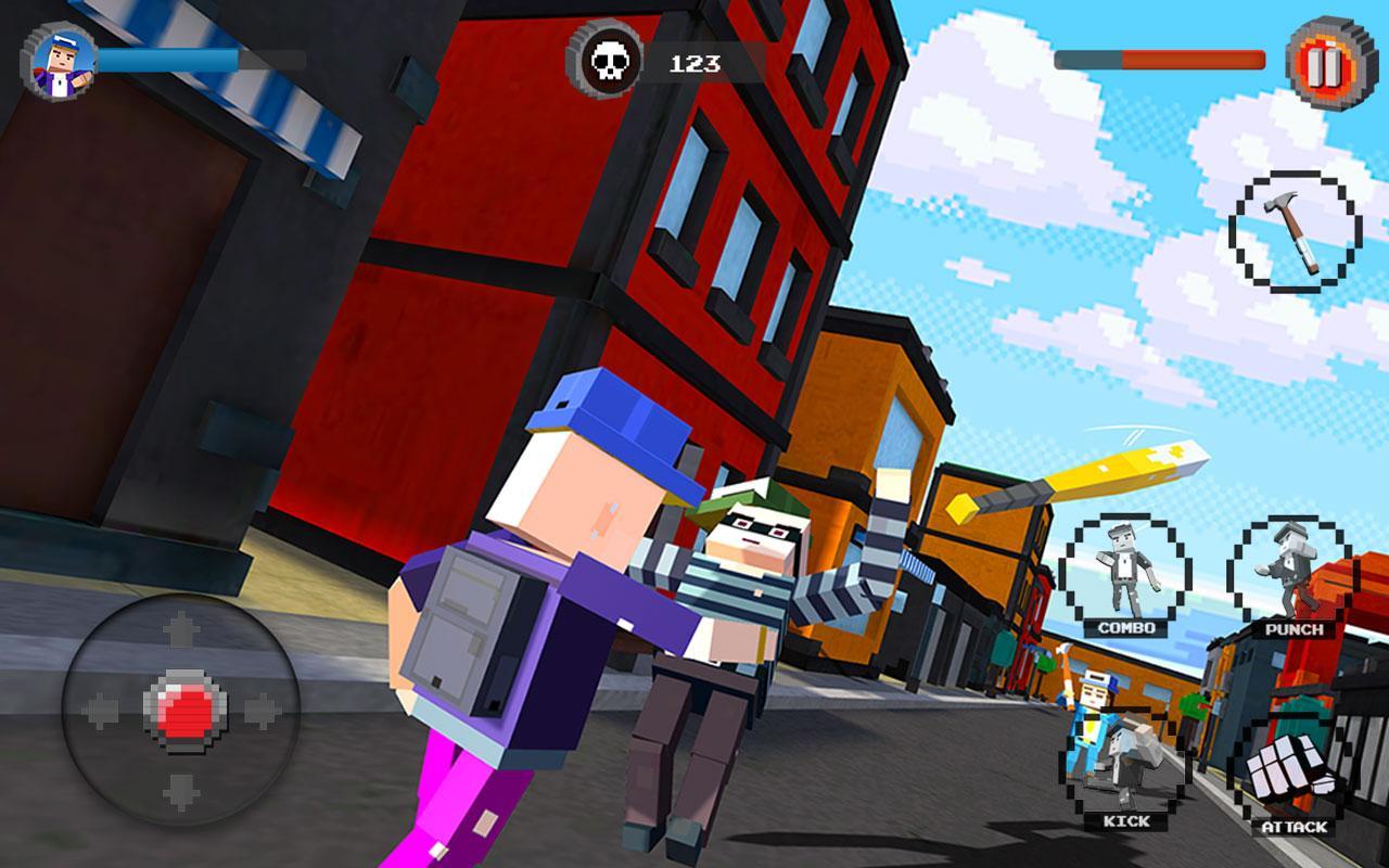 Blocky Neighbor Hero 3D Game Screenshot