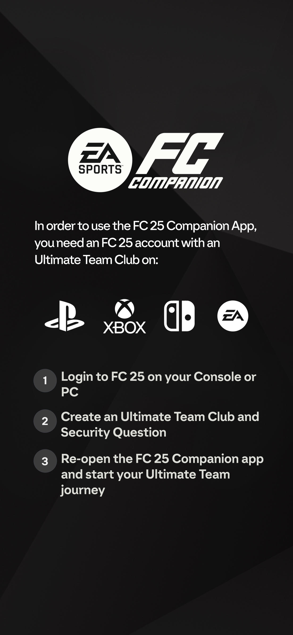 EA SPORTS FC™ 25 Companion Game Screenshot