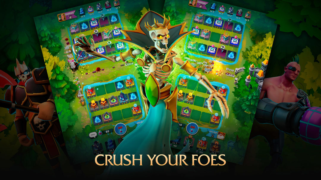 Screenshot of Random Clash - Epic fantasy strategy mobile games