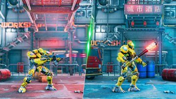 Robot Fighting kung Fu Games Game Screenshot