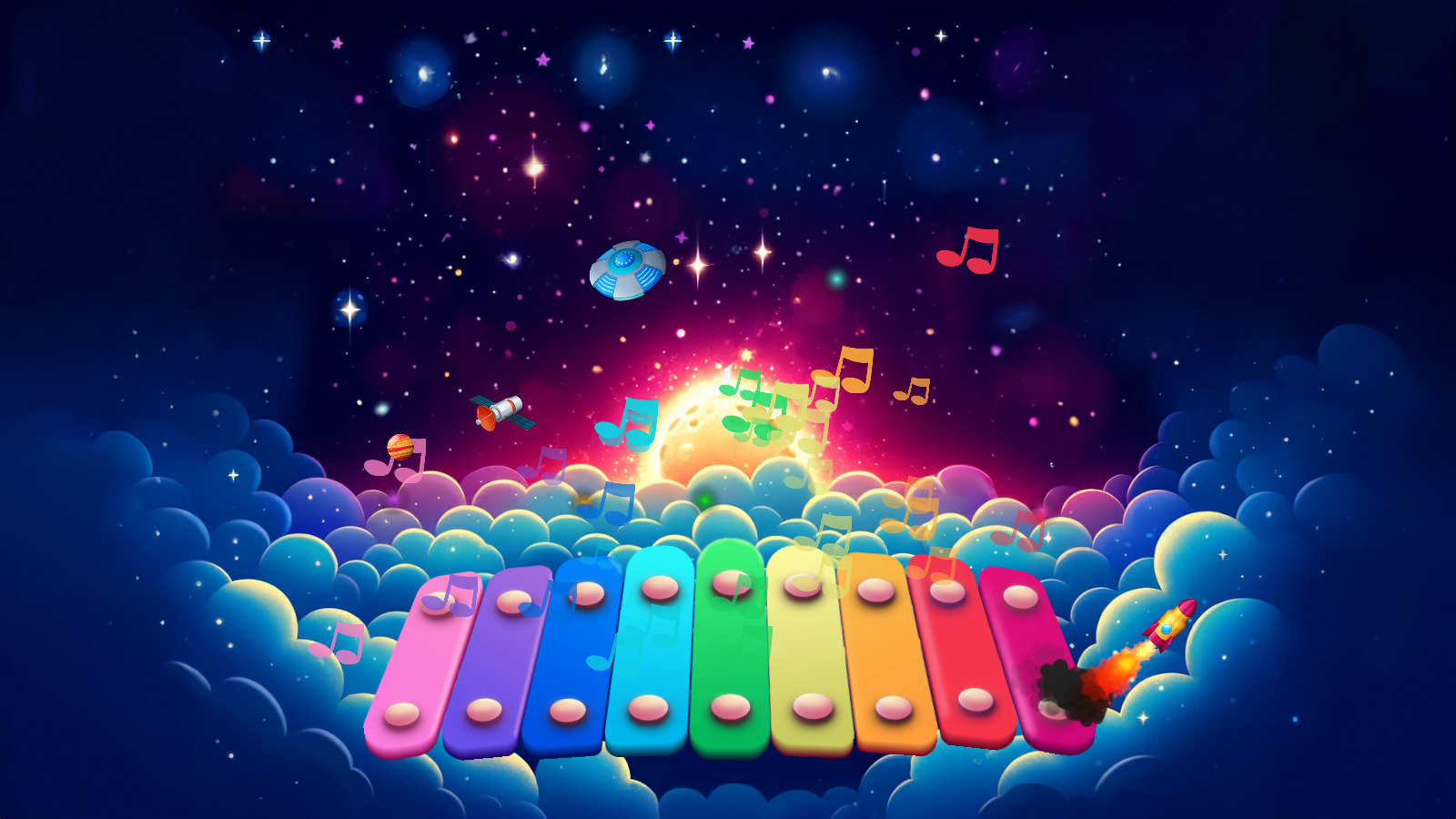 Cuplikan Layar Game Galactic Xylophony Quest