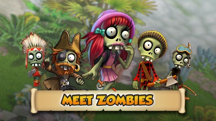 Zombie Castaways 게임 스크린 샷