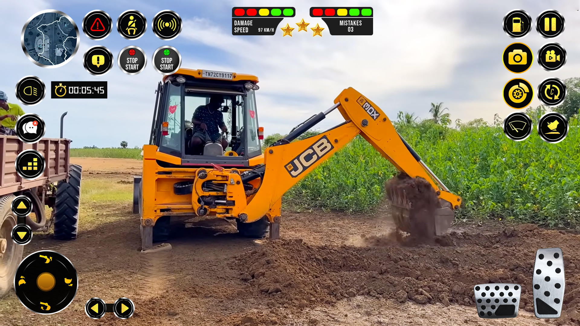 Screenshot 7 of Real JCB Snow Excavator Game 
