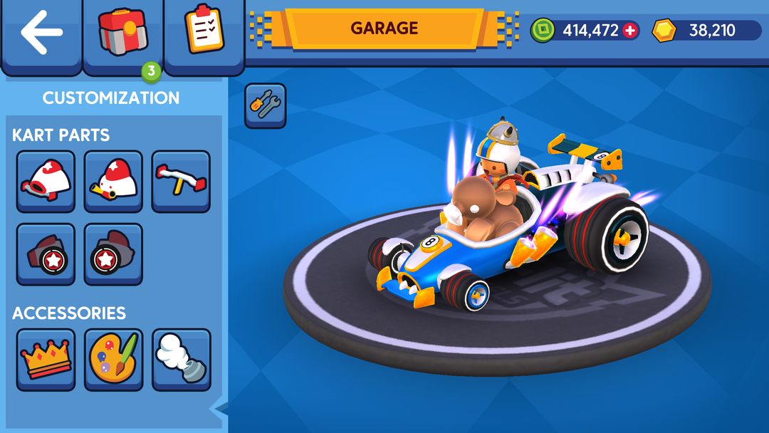 Starlit On Wheels: Super Kart screenshot game
