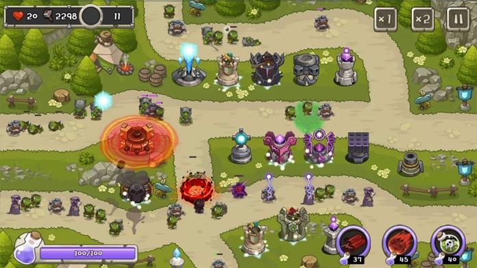 Скриншот игры Tower Defense King