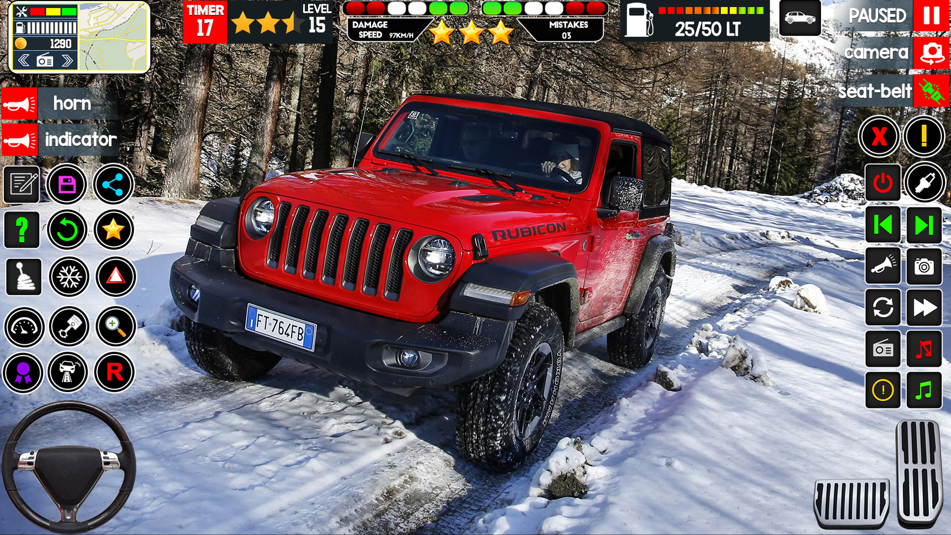US Jeep Driving Simulator 3D ภาพหน้าจอเกม