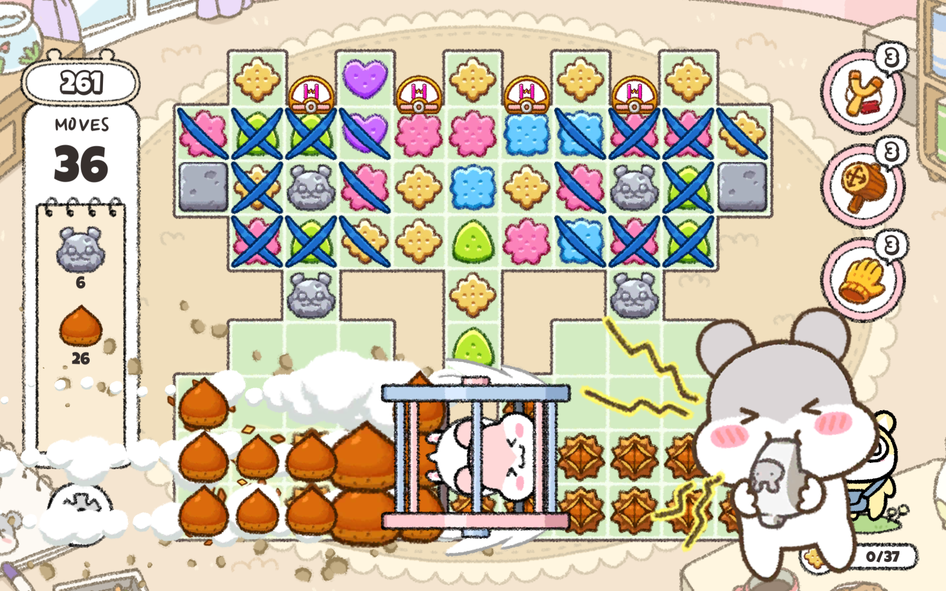 Captura de Tela do Jogo Hamster Town: the Puzzle