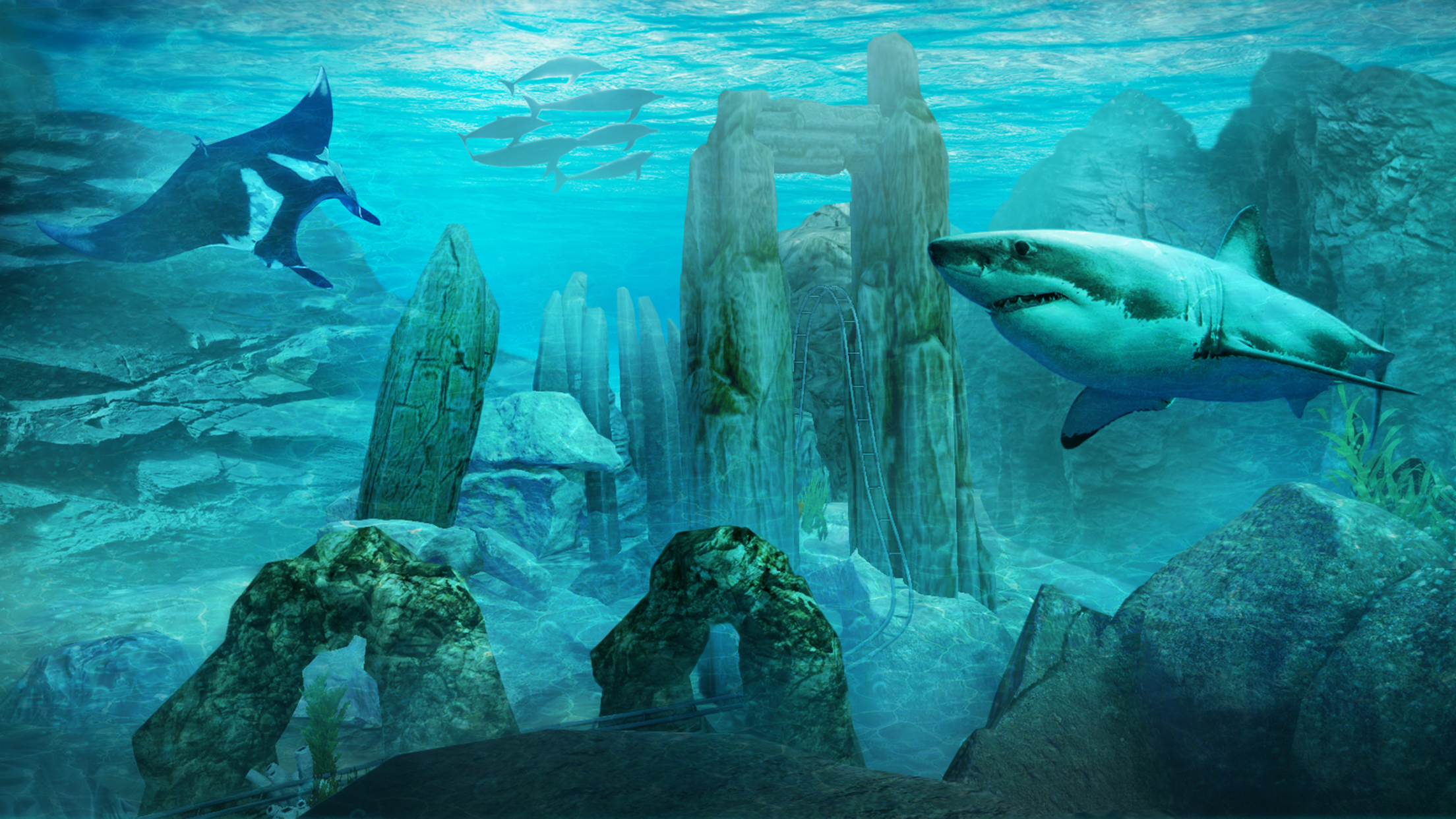 VR Temple Roller Coaster Game Screenshot