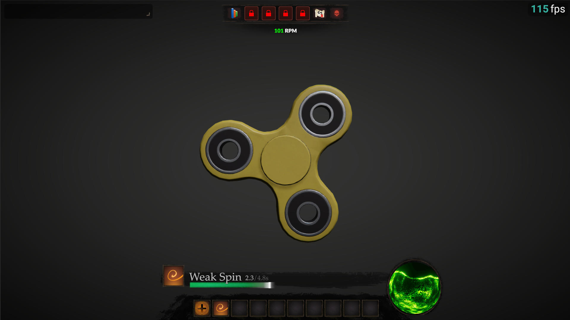 Screenshot 1 of Fidget SpinnerRPG 
