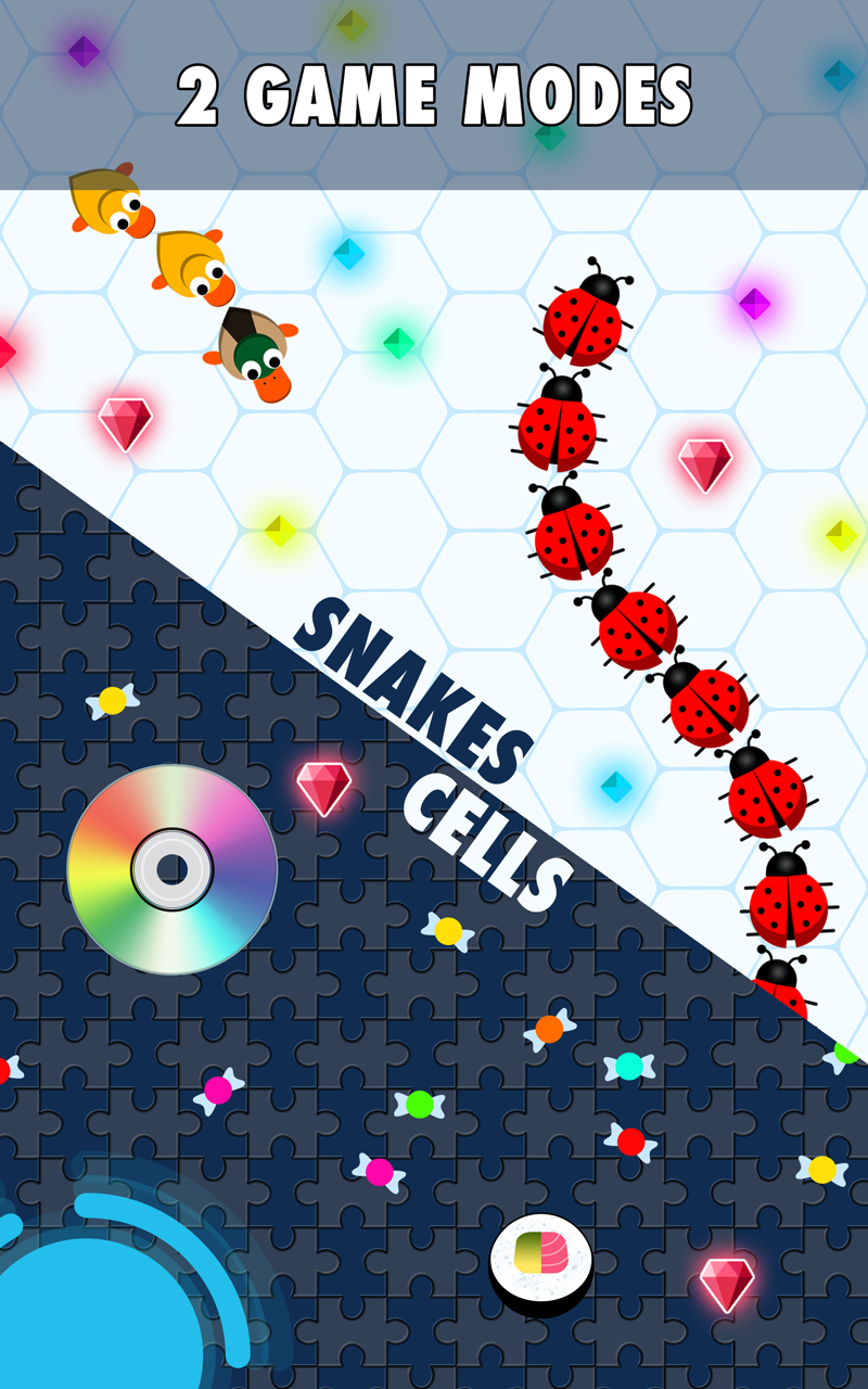 snakes.io Game Screenshot