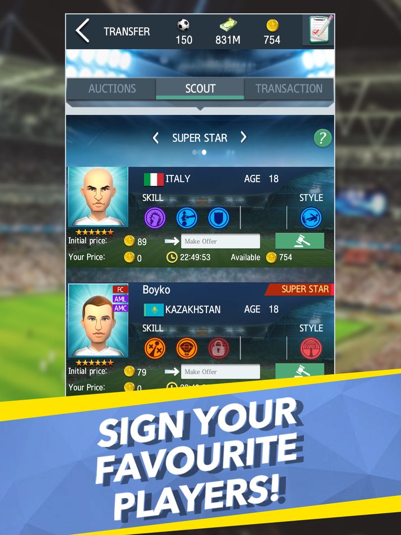 Screenshot of Top Soccer Manager