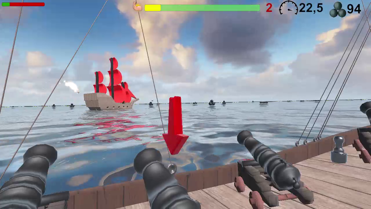 Screenshot 4 of Sea battle. Pirate attack. 