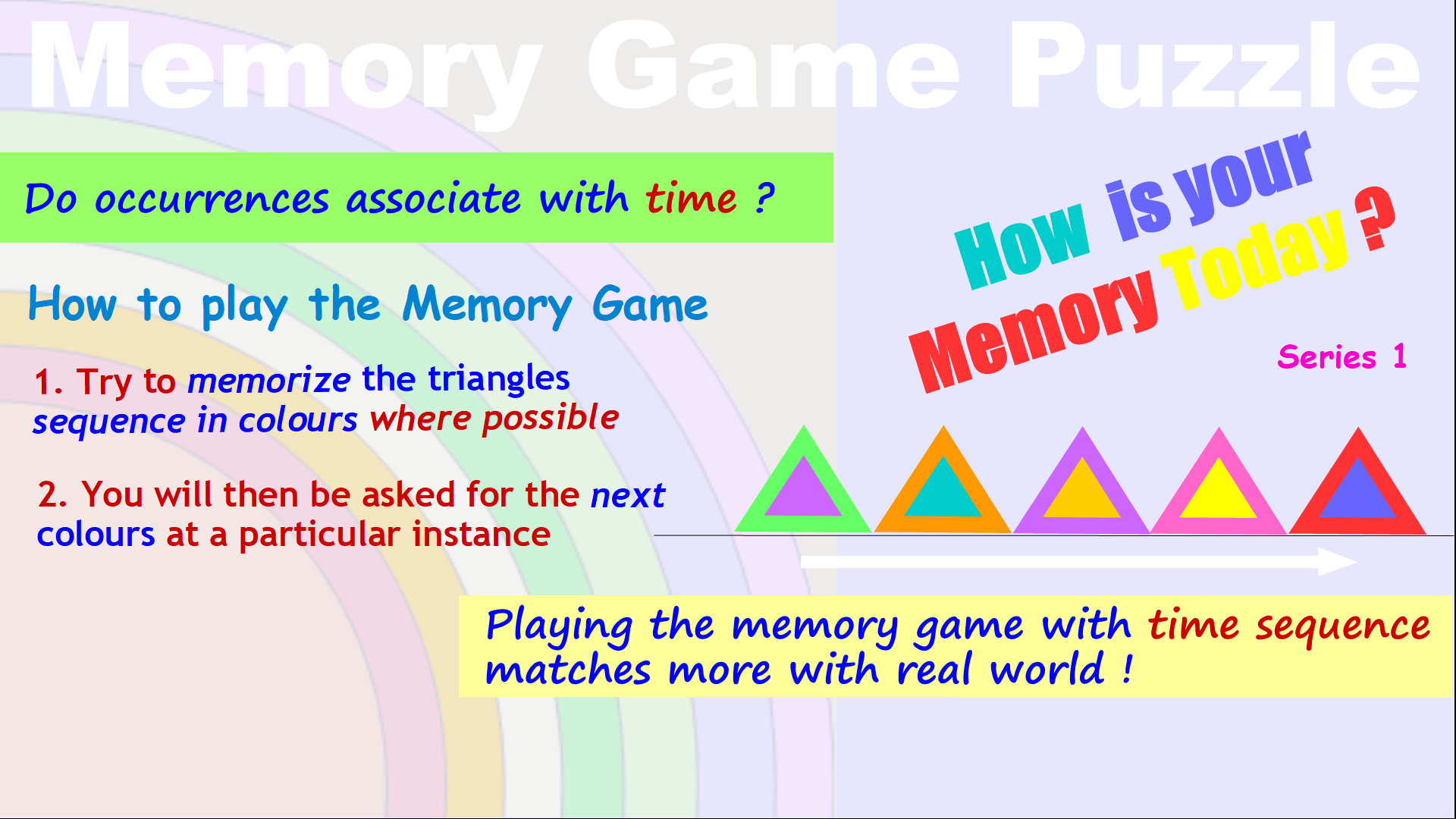 Captura de Tela do Jogo Memory Game Puzzle s1
