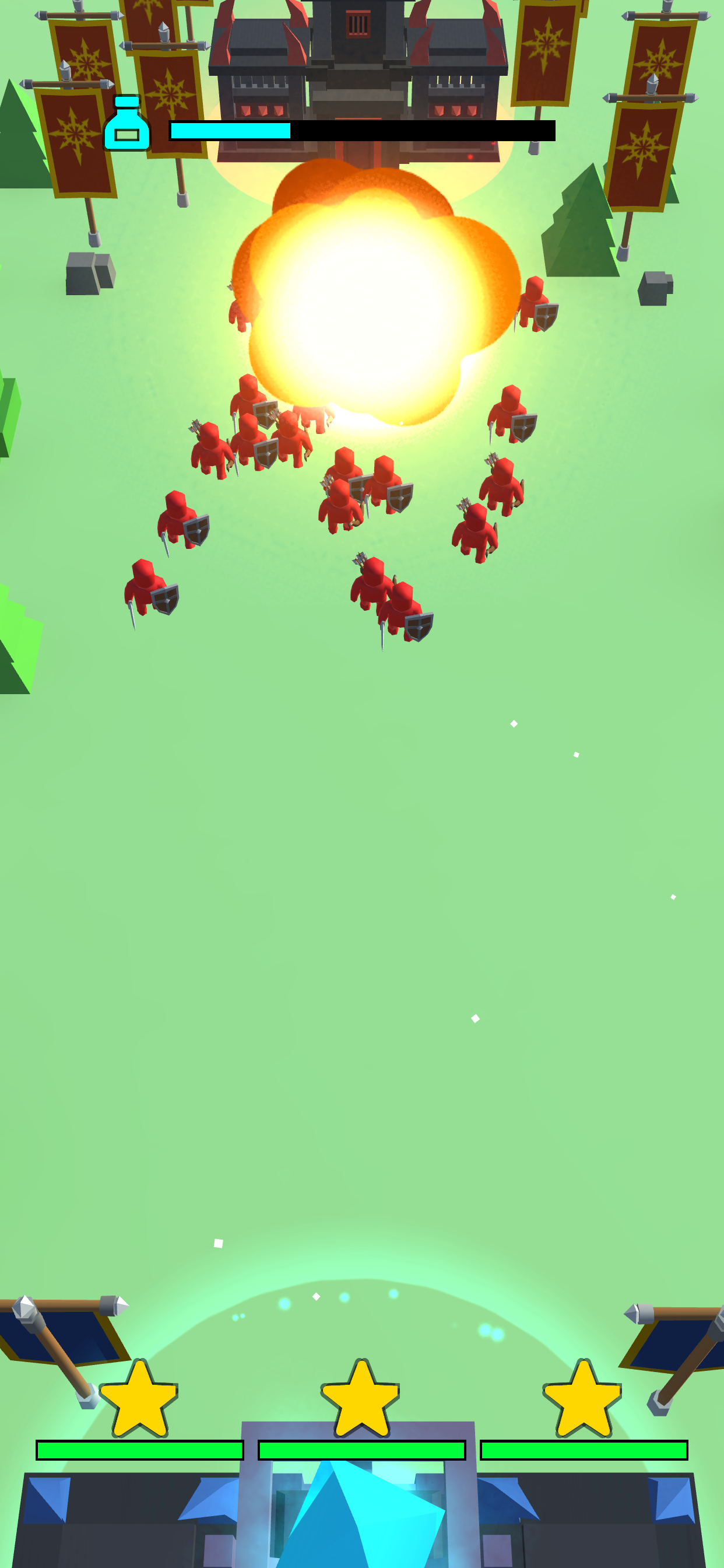 Draw Defence Game Screenshot