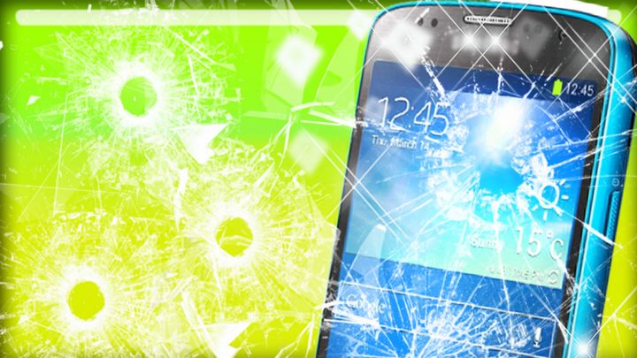 Cracked Screen Prank Game Screenshot