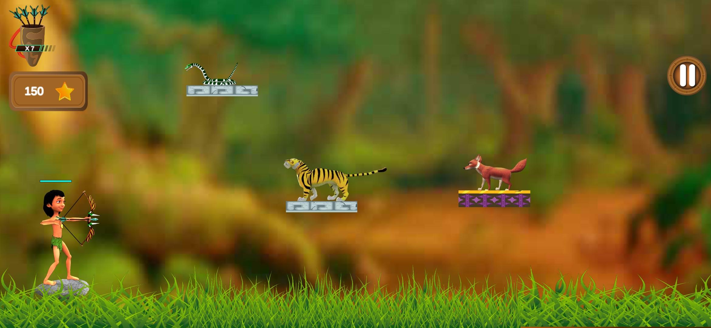 Mowgli Archer Hero Game Screenshot