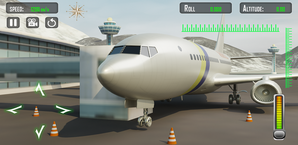 Jogo de avião simulador de vôo versão móvel andróide iOS apk baixar  gratuitamente-TapTap